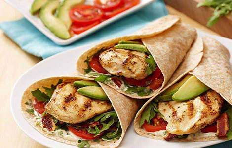 Grill Chicken Fillet Wrap